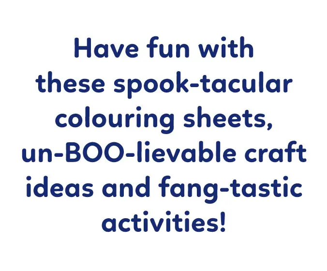 Halloween Activity Sheets