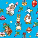 Peter Rabbit Birthday Gift Wrap