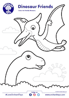 Dinosaur Colouring