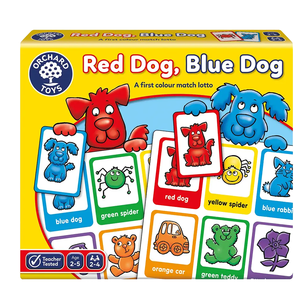 red vs blue dog dog